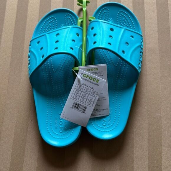 CROCS Shoes - NWT Crocs Baya II Slide Sandals (M7/W9) - Aqua Blue Comfort Slip-Ons